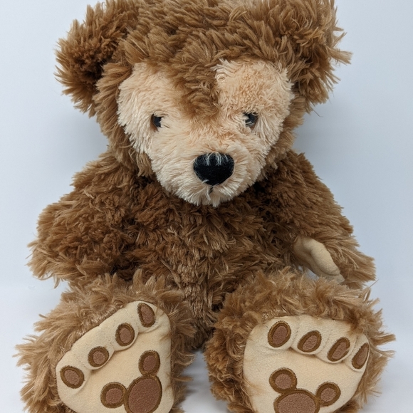 WALT Disney World Pre Duffy Bear With Vintage Tag Tan Plush Hidden Mickey 16" - Picture 7 of 10